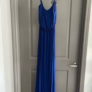 Women’s Bright Blue Maxi Dress- XL NWT